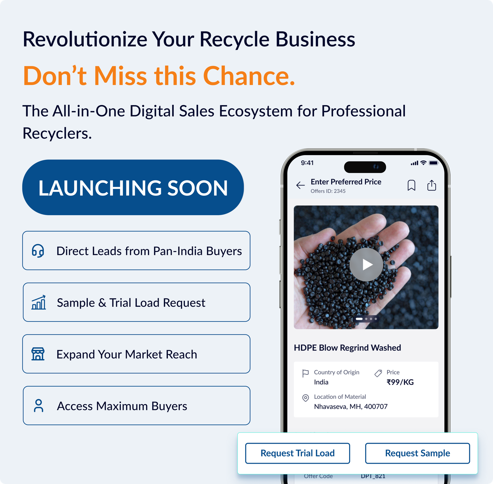 BSB Recycle - Digital Sales Ecosystem